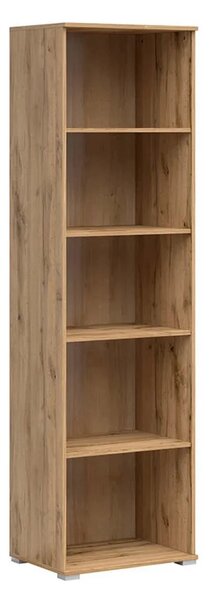 Set dormitor ZELE, stejar wotan, pat 160x200, 2 dulapuri, 2 noptiere