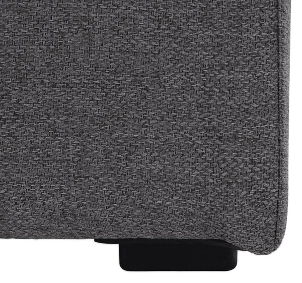 KONDELA Pat boxspring, 160x200, ţesătură gri, KAMILIA
