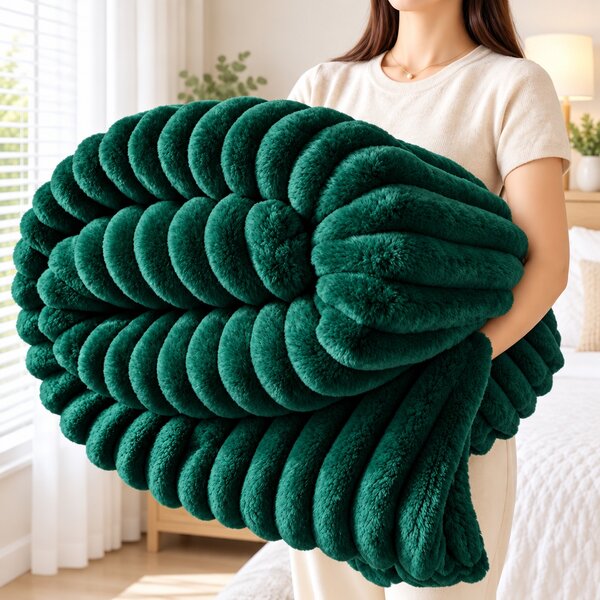 Patura Cocolino Groasa 200X220cm - Cozy Waves V13