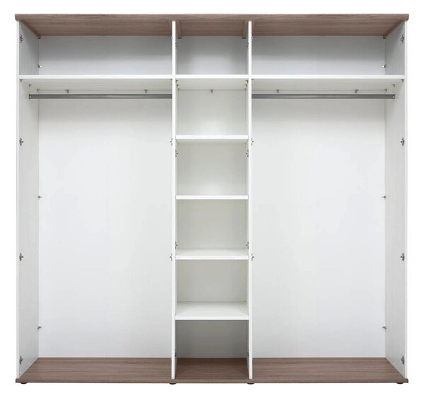 Set dormitor STOCKHOLM, pin alb andersen/stejar sonoma, pat 160x200, d