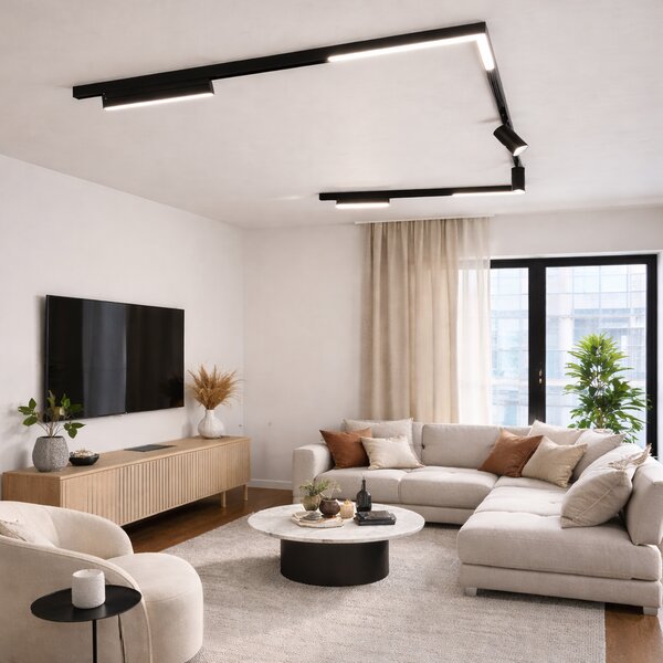Proiector SMART pentru sina magnetica CORNER90 LED LUXON