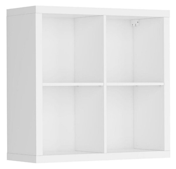 Biblioteca NEPO PLUS SFW-8-8, alb, PAL, 77x35x75 cm