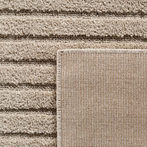 Covor VivaDeco Art V3, 120 x 170 cm, Bej, 100% Polipropilena, Fir 8 mm, 1900 g/mp, OEKO-TEX Standard 100
