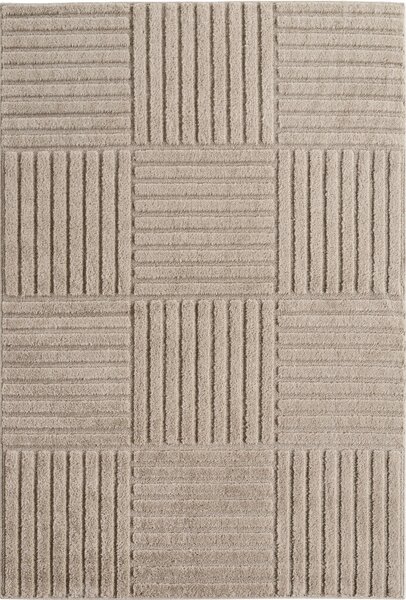 Covor VivaDeco Art V3, 120 x 170 cm, Bej, 100% Polipropilena, Fir 8 mm, 1900 g/mp, OEKO-TEX Standard 100