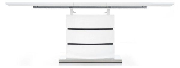Masa living extensibila NOBEL, alb, 160/200x90x75 cm