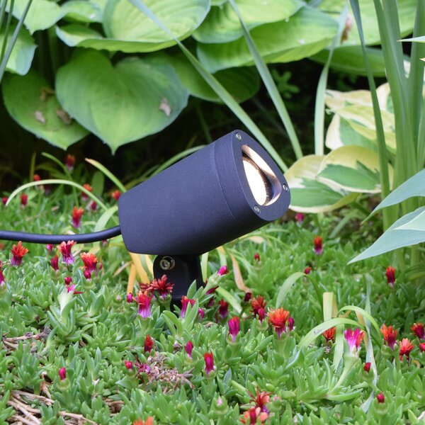 MEGATRON Megatron LED cu LED-uri de sol vârf lumină Gartia M 7,5 W, Negru, Metal