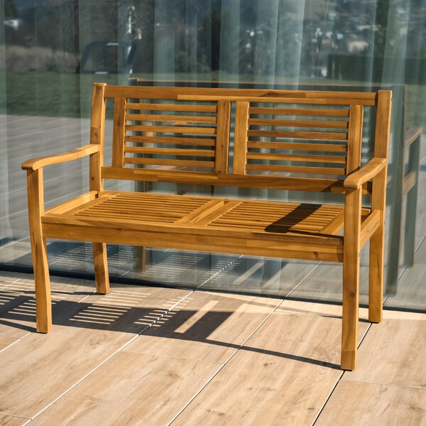 KONDELA Bancă de grădină, lemn de salcâm, TADITA