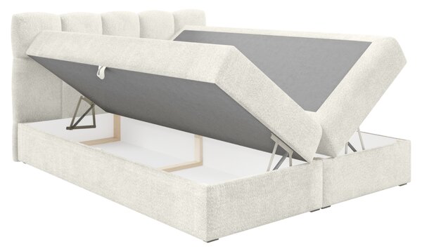 KONDELA Pat boxspring, 160x200, crem, NEGRY