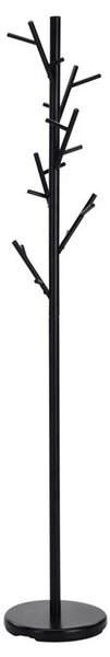 Cuier pom W33, negru, otel, 30x176 cm