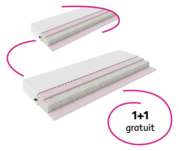 KONDELA Saltele, set de 2 buc., 15 cm, 90x200 cm, MAGDO