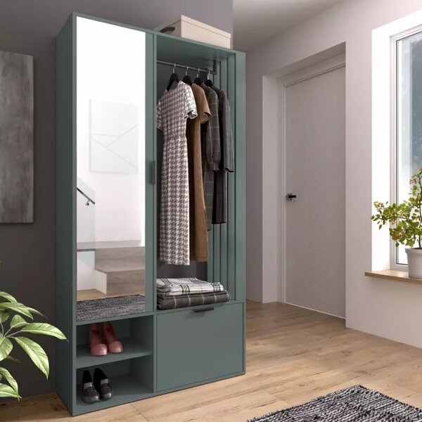 KONDELA Set pentru hol, green stone, MUNA