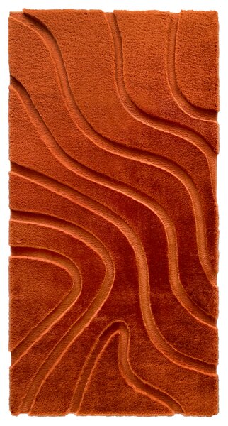 KONDELA Covor, cărămiziu/model 3D, 140x200, PUFIN TYP 2