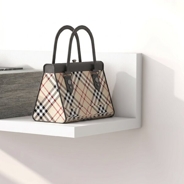 Mobilier de Intrare 2 in 1 cu Oglinda de Perete 75x3.5x75cm si Sertar 75x30.5x20cm, pentru hol, din MDF si Sticla, Gri-Alb HOMCOM | Aosom Romania