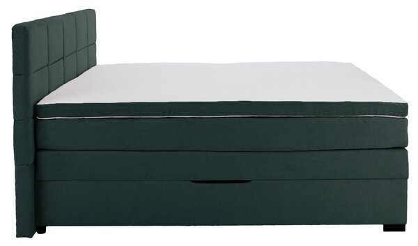 KONDELA Pat boxspring, 200x200, verde, APRIL