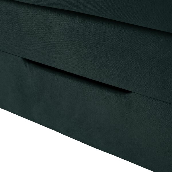 KONDELA Pat boxspring, 200x200, verde, APRIL