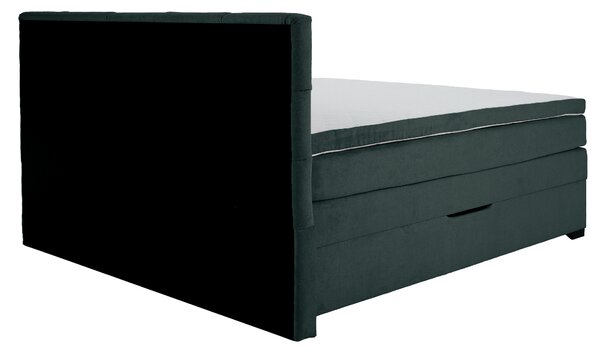 KONDELA Pat boxspring, 200x200, verde, APRIL
