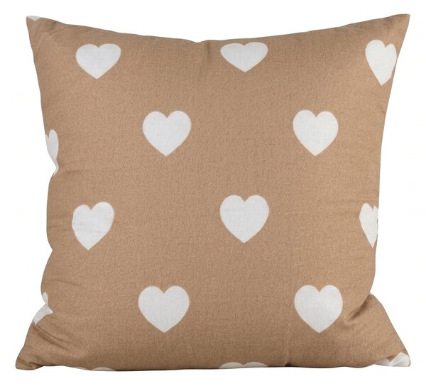Fata de perna din microfibra CARAMHEART 45x45 cm, maro
