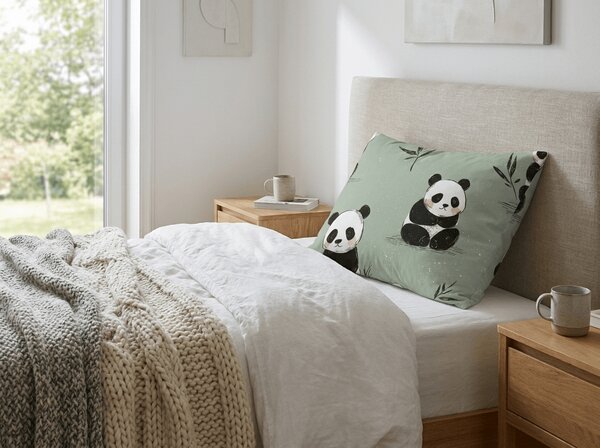 Fața de pernă din microfibra PANDA RELAX 50x70 cm, mentolat
