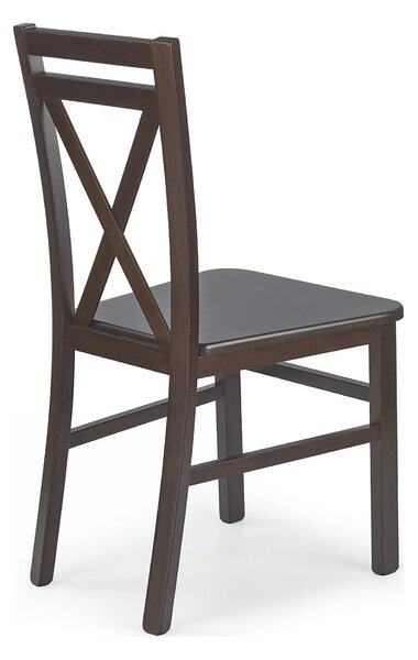Scaun DARIUSZ 2, nuc inchis, lemn de fag, 45x43x90 cm