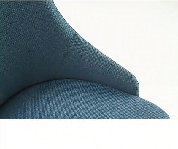 Scaun cu stofa albastru denim tapitat Toledo, 55X51X82 CM