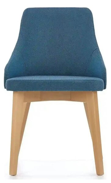 Scaun cu stofa albastru denim tapitat Toledo, 55X51X82 CM