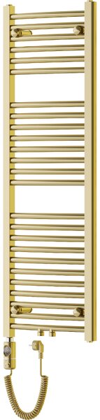 Mexen Ares, element electric de incalzire 1200x400 mm + tija de incalzire 300 W, auriu lucios, W102-1200-400-2300-50