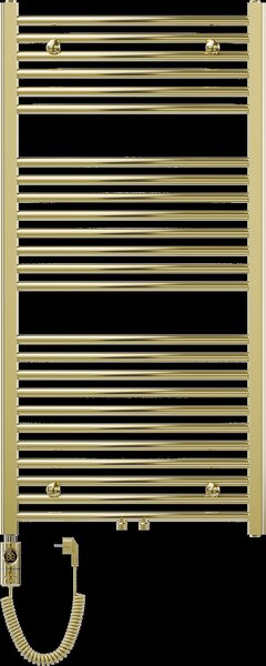 Mexen Ares, element electric de incalzire 1200x600 mm + tija de incalzire 600 W, auriu lucios, W102-1200-600-2600-50