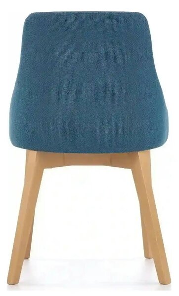 Scaun cu stofa albastru denim tapitat Toledo, 55X51X82 CM