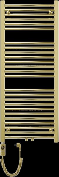 Mexen Ares, element electric de incalzire 1200x500 mm + tija de incalzire 600 W, auriu lucios, W102-1200-500-2600-50