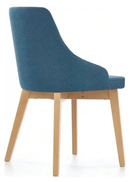 Scaun cu stofa albastru denim tapitat Toledo, 55X51X82 CM