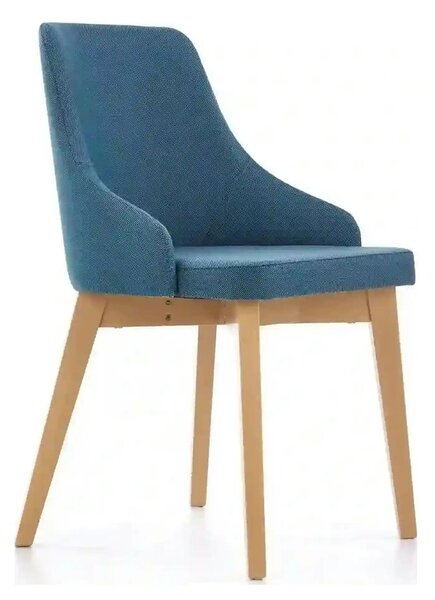 Scaun cu stofa albastru denim tapitat Toledo, 55X51X82 CM