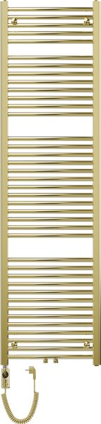 Mexen Ares, element electric de incalzire 1800x500 mm + tija de incalzire 900 W, auriu lucios, W102-1800-500-2900-50