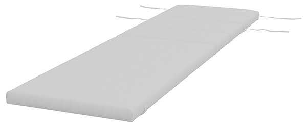 Outsunny Pernă de Lux pentru Șezlong Exterior cu Tetieră și Legături, Perfectă pentru Relaxare, Gri Deschis | Aosom Romania