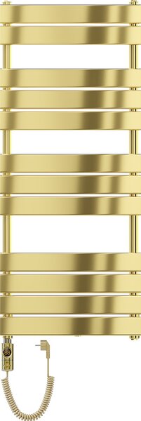 Mexen Ceres, element electric de încălzire 1200 x 500 mm, 600 W, auriu lucios, W111-1200-500-2600-50
