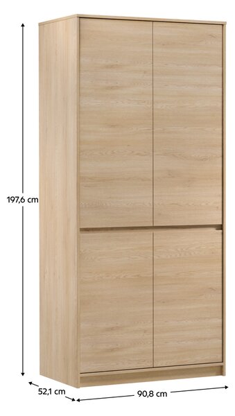 KONDELA Dulap, cremona, MANOL S4D