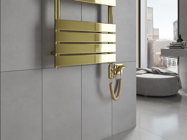 Mexen Ceres, element electric de încălzire 1200 x 500 mm, 600 W, auriu lucios, W111-1200-500-2600-50
