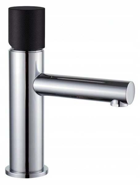 Mexen ELBA ONE - baterie lavoar cu control design, crom-negru, 74101-07