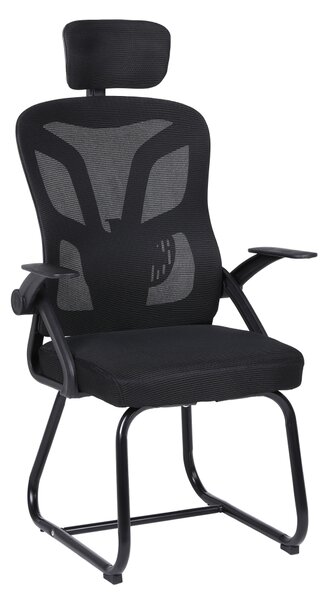 KONDELA Scaun de birou, negru, SITAO