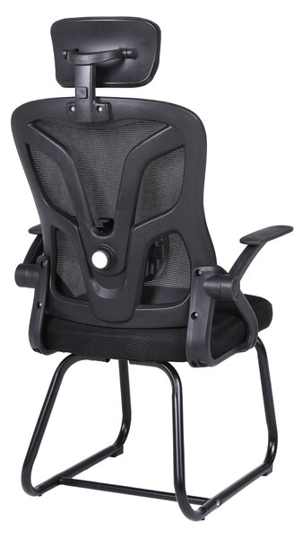 KONDELA Scaun de birou, negru, SITAO