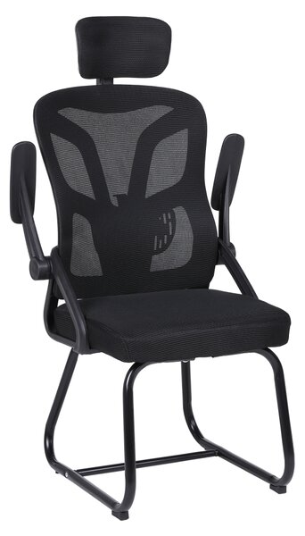KONDELA Scaun de birou, negru, SITAO