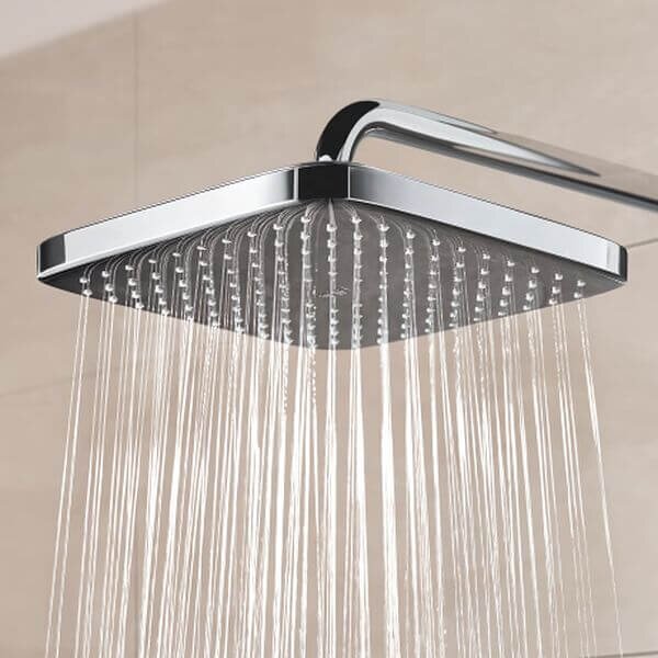 Grohe Vitalio Comfort cap de duș 25x25 cm pătrat StarLight Chrome 26695000