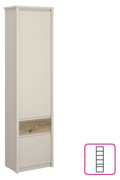 KONDELA Raft, caşmir/stejar evoke, KAROS 2D1S