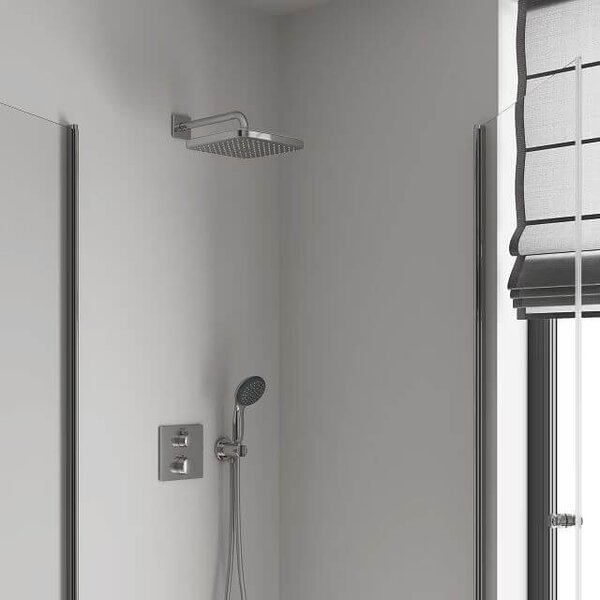 Grohe Vitalio Comfort cap de duș 25x25 cm pătrat StarLight Chrome 26695000