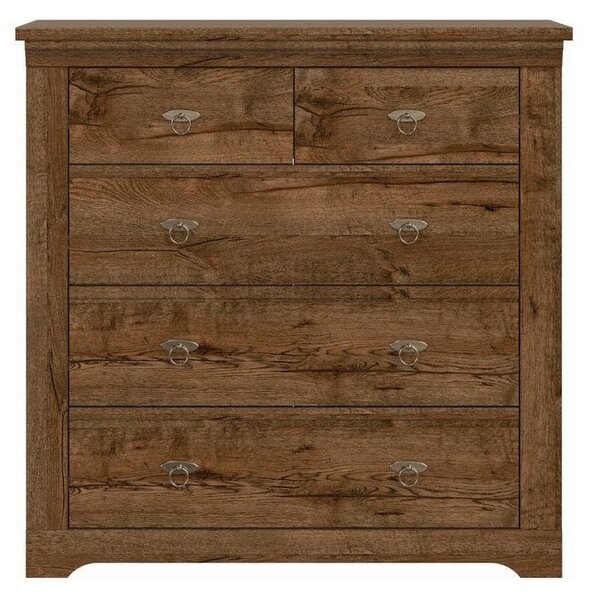 Comoda PATRAS KOM5S, stejar april, PAL, 93x45x93 cm