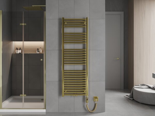 Mexen Hades, element electric de încălzire 1500 x 500 mm, 600 W, auriu lucios, W104-1500-500-2600-50