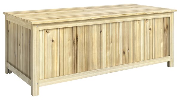 Outsunny Cutie de Depozitare pentru Exterior de 172 Litri, Ideală pentru Terasă, Design din Lemn, Rezistentă la Intemperii | Aosom Romania