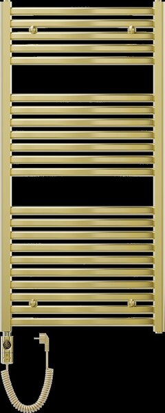 Mexen Helios, element electric de încălzire 1200 x 600 mm, 600 W, auriu lucios, W103-1200-600-2600-50