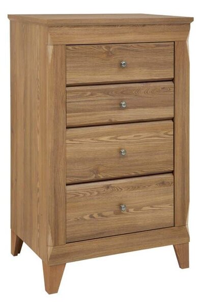 Comoda BERGEN KOM4S, stejar auriu, PAL, 72x47x116 cm