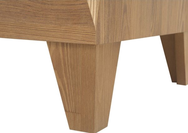 Comoda BERGEN KOM4S, stejar auriu, PAL, 72x47x116 cm