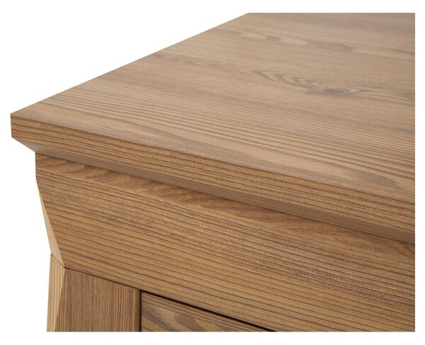 Comoda BERGEN KOM4S, stejar auriu, PAL, 72x47x116 cm